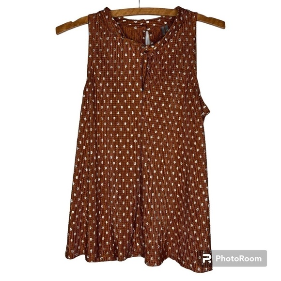 ANTHROPOLOGIE Lennox Polka Dot Halter Top Size XS - Picture 3 of 16